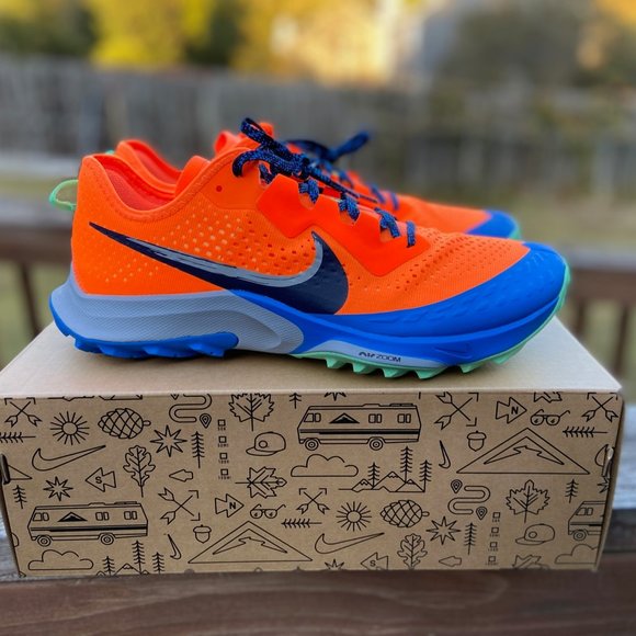 Nike Air Zoom Terra Kiger 7 Hiking Shoes Total Orange CW6062-800 Men Sz NEW - Picture 5 of 15